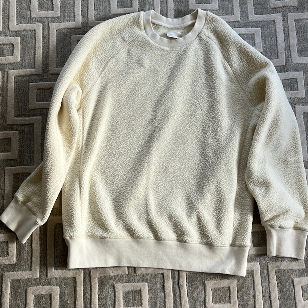 Aimé Leon Dore. Crew sweatshirt. Cream. Men’s Xl very good gently used.